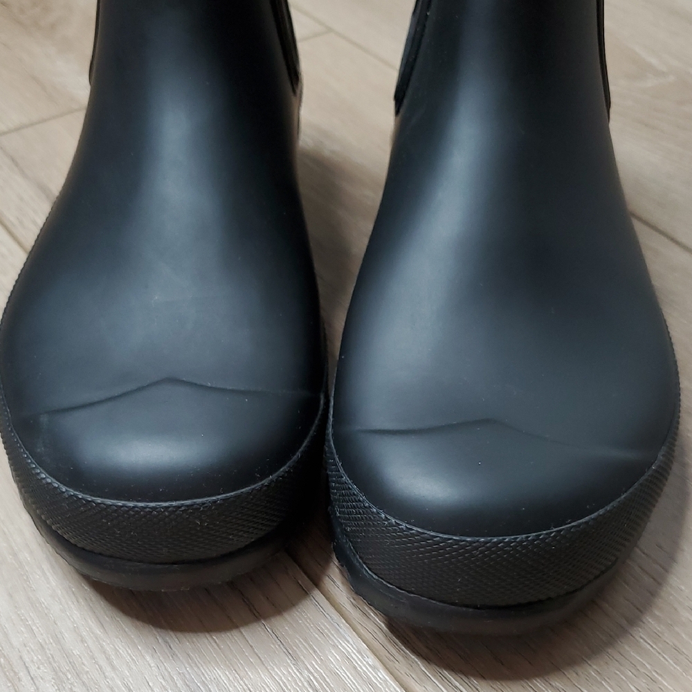 Hunter Original Black Chelsea Rain Boots Womens 8 - Picture 5 of 11